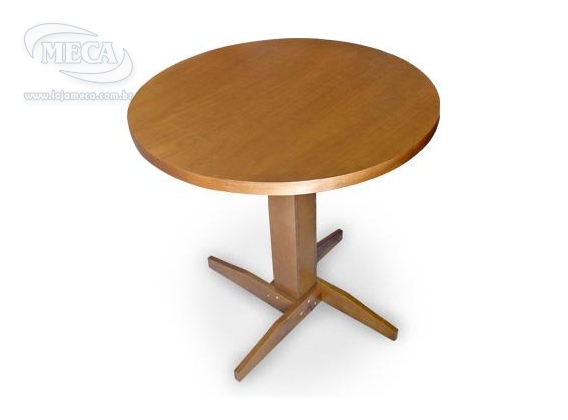 Mesa Pé Central Quadrado